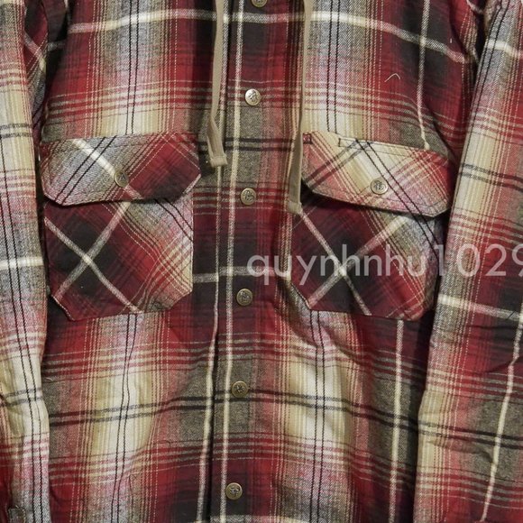 NWT Legendary Outfitters men shirt jacket in red - Picture 3 of 7